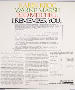 Alternative view of Karin Krog, Warne Marsh, Red Mitchell - I Remember You... (LP, Album) (Very Good Plus (VG+))