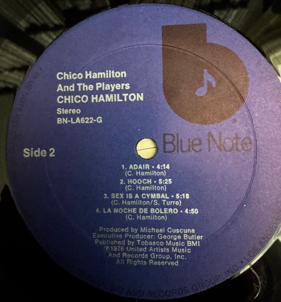 Chico Hamilton - Chico Hamilton And The Players (LP, Album) (Very Good Plus (VG+)) - Image 3