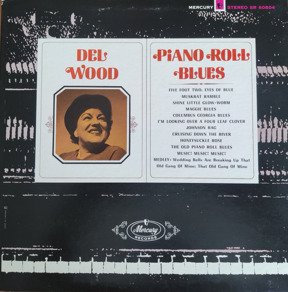 Del Wood - Piano Roll Blues (LP, Album) (Very Good Plus (VG+))