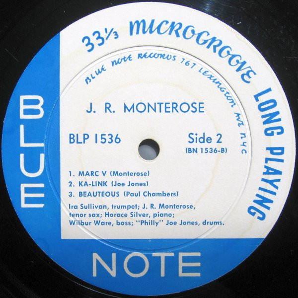 J.R. Monterose - J.R. Monterose (LP, Album, Mono) (Good Plus (G+)) - Image 5