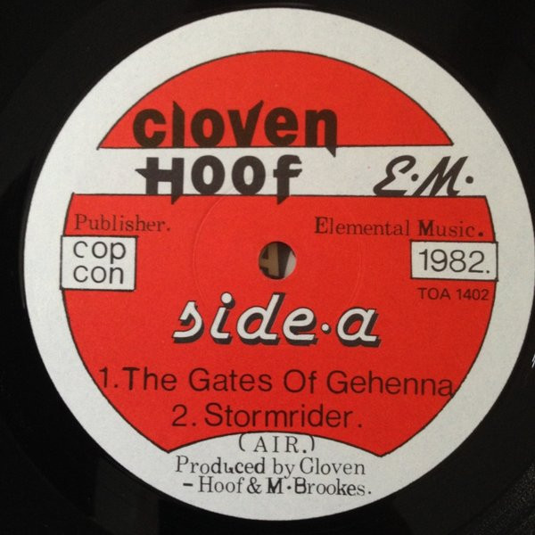 Cloven Hoof - The Opening Ritüal (12", EP) (Very Good Plus (VG+)) - Image 3