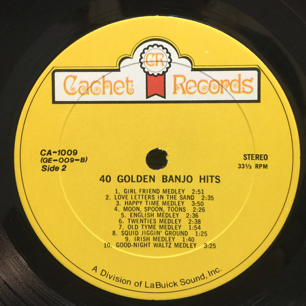 Maurice Bolyer - 40 Golden Banjo Hits (LP) (Mint (M)) - Image 4