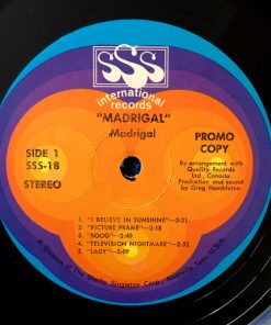 Madrigal (4) - Madrigal (LP, Album, Promo) (Very Good (VG)) - Image 3