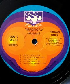 Madrigal (4) - Madrigal (LP, Album, Promo) (Very Good (VG)) - Image 4