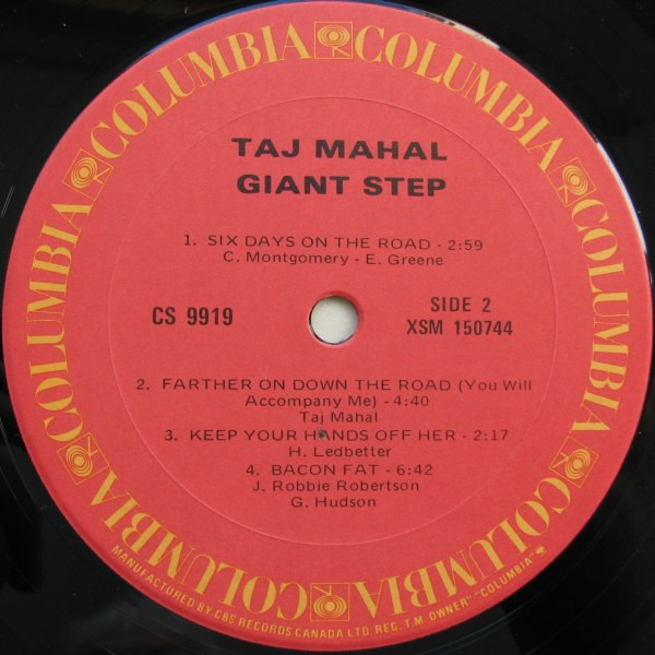 Taj Mahal - Giant Step / De Ole Folks At Home (2xLP, Album, RE, Gat) (Very Good Plus (VG+)) - Image 5