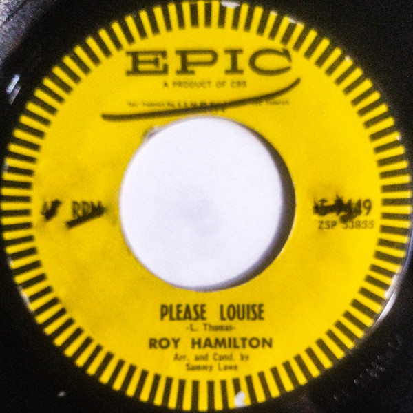 Roy Hamilton (5) - Please Louise / No Substitute For Love (7", Single, Hol) (Near Mint (NM or M-)) - Image 2