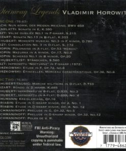 Alternative view of Vladimir Horowitz - Steinway Legends (2xCD, Comp) (Mint (M))