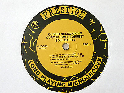 Oliver Nelson, King Curtis, Jimmy Forrest - Soul Battle (LP, Album, RE) (Near Mint (NM or M-)) - Image 3