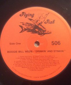 Alternative view of Boogie Bill Webb - Drinkin' And Stinkin' (LP, Album) (Very Good Plus (VG+))