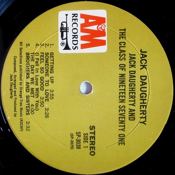 Jack Daugherty - The Class Of Nineteen Hundred And Seventy One (LP, Album) (Mint (M)) - Image 3