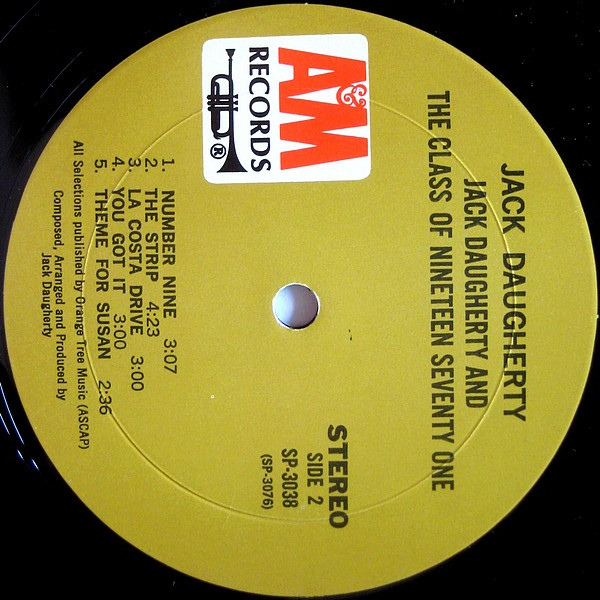 Jack Daugherty - The Class Of Nineteen Hundred And Seventy One (LP, Album) (Mint (M)) - Image 4