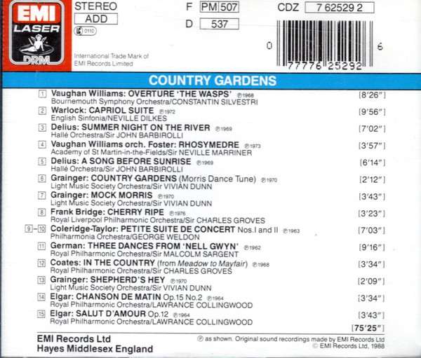 Various - Country Gardens (CD, Comp) (Near Mint (NM or M-)) - Image 2