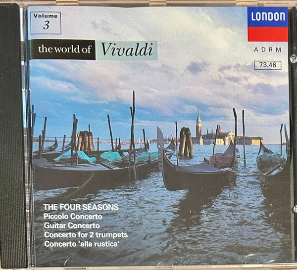 Antonio Vivaldi - The World Of Vivaldi (CD, Comp, ADR) (Near Mint (NM or M-))