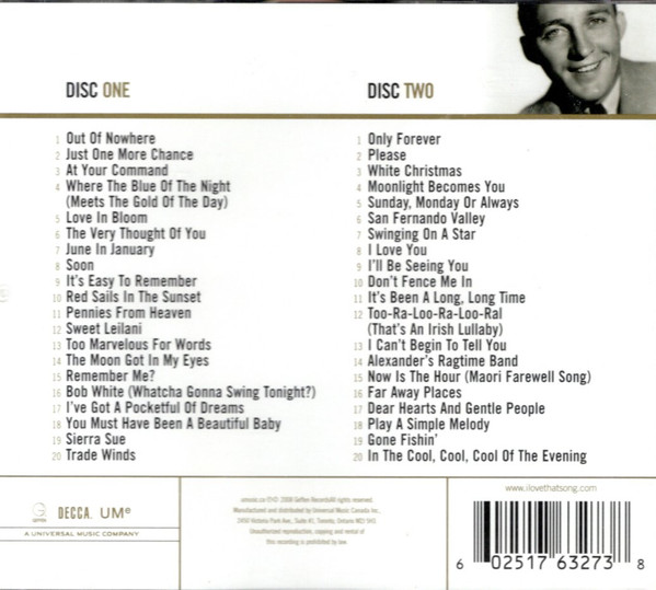 Bing Crosby - Gold (2xCD, Comp, RM) (Mint (M)) - Image 2