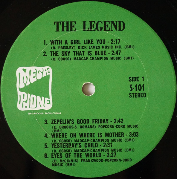 The Legend (5) - The Legend (LP, Album) (Near Mint (NM or M-)) - Image 3