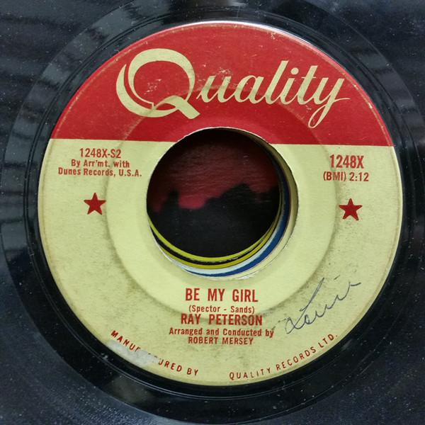 Ray Peterson - Corinna, Corrina (7", Single) (Near Mint (NM or M-)) - Image 2