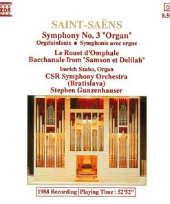 Saint-Saëns*, CSR Symphony Orchestra (Bratislava)*, Stephen Gunzenhauser, Imrich Szabo - Symphony No. 3 / Le Rouet d'Omphale (CD) (Near Mint (NM or M-))