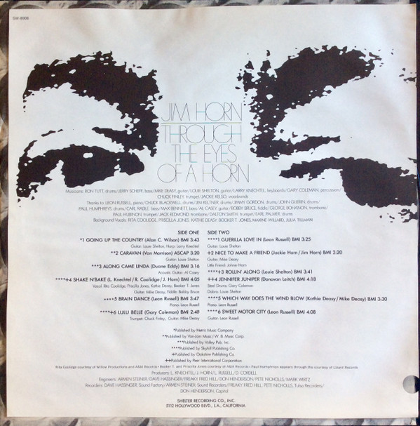 Jim Horn - Through The Eyes Of A Horn (LP, Album) (Very Good Plus (VG+)) - Image 4