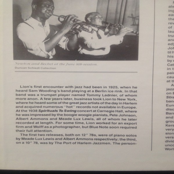 The Port Of Harlem Jazzmen* - The Complete Recordings Of The Port Of Harlem Jazzmen (LP, Comp, Ltd, Num) (Near Mint (NM or M-)) - Image 4