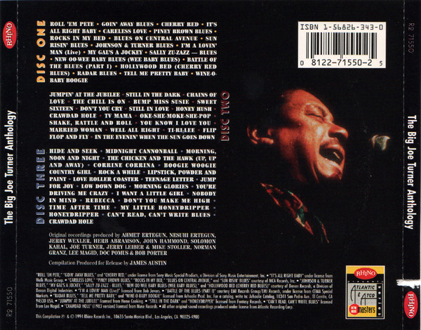 Big Joe Turner - Big, Bad & Blue: The Big Joe Turner Anthology (3xCD, Comp) (Near Mint (NM or M-)) - Image 2