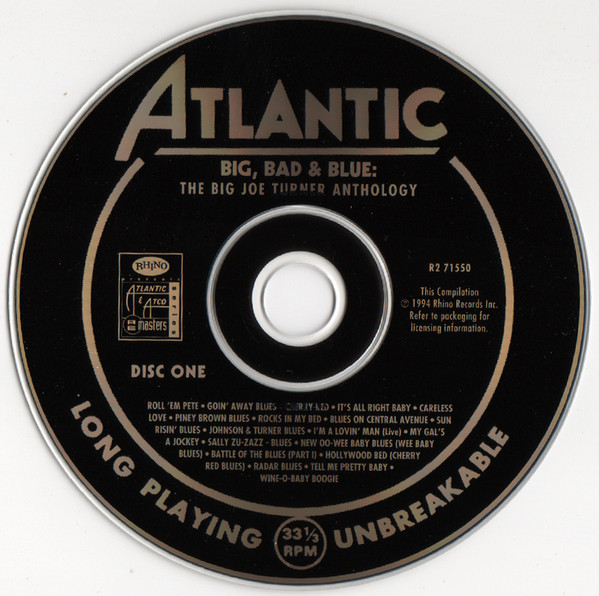 Big Joe Turner - Big, Bad & Blue: The Big Joe Turner Anthology (3xCD, Comp) (Near Mint (NM or M-)) - Image 3