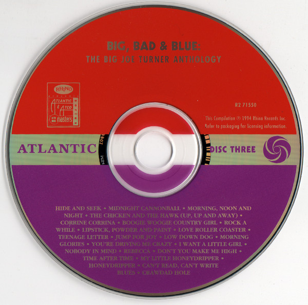 Big Joe Turner - Big, Bad & Blue: The Big Joe Turner Anthology (3xCD, Comp) (Near Mint (NM or M-)) - Image 5