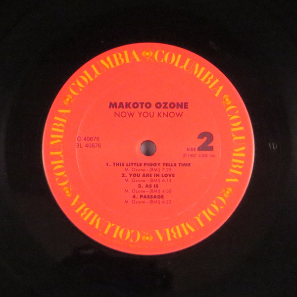 Makoto Ozone - Now You Know (LP, Album) (Near Mint (NM or M-)) - Image 4