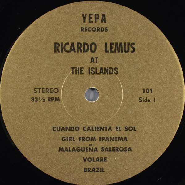 Ricardo Lemus - At The Islands (LP) (Very Good Plus (VG+)) - Image 3