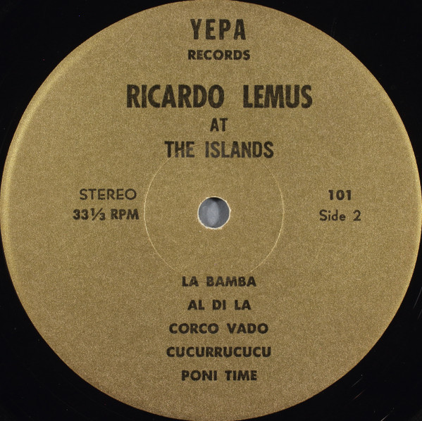 Ricardo Lemus - At The Islands (LP) (Very Good Plus (VG+)) - Image 4