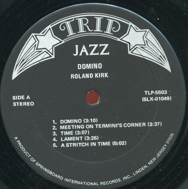 Roland Kirk - Domino (LP, Album, RE) (Very Good Plus (VG+)) - Image 2