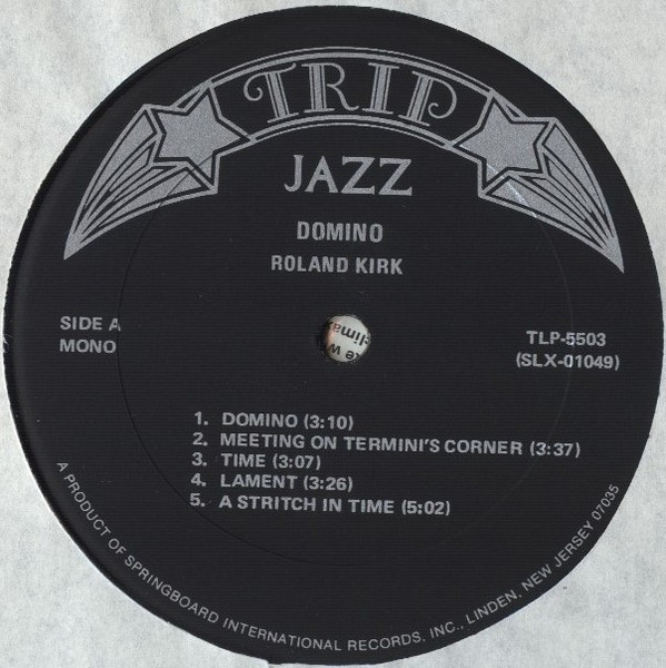 Roland Kirk - Domino (LP, Album, RE) (Very Good Plus (VG+)) - Image 5