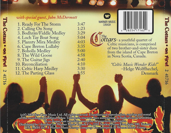 The Cottars - On Fire! (CD, Album) (Mint (M)) - Image 3