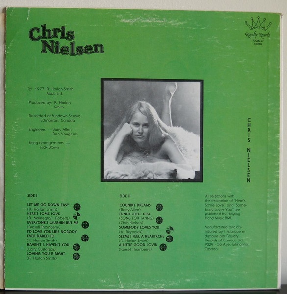 Chris Nielsen (2) - Let Me Go Down Easy (LP, Album) (Mint (M)) - Image 2