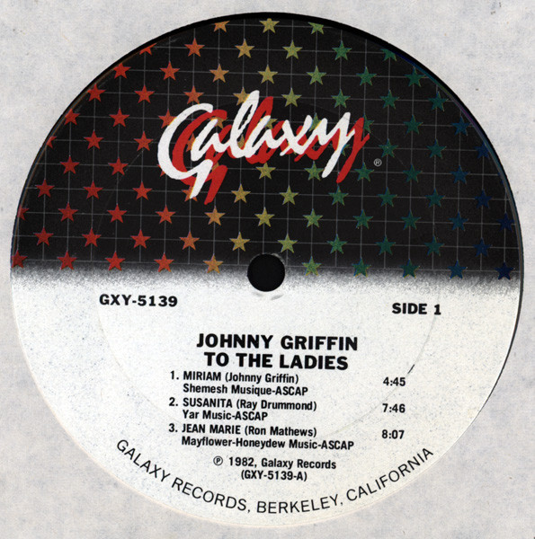 Johnny Griffin - To The Ladies (LP, Album) (Very Good Plus (VG+)) - Image 3