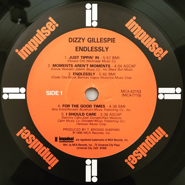 Dizzy Gillespie - Endlessly (LP, Album) (Very Good Plus (VG+)) - Image 3