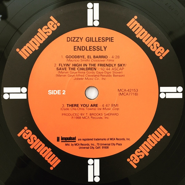 Dizzy Gillespie - Endlessly (LP, Album) (Very Good Plus (VG+)) - Image 4