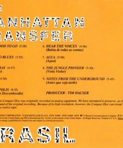 Alternative view of The Manhattan Transfer - Brasil (CD, Album) (Mint (M))
