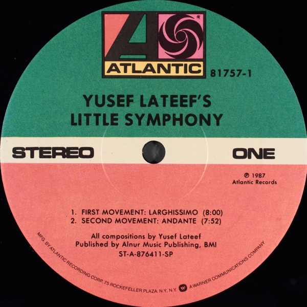 Yusef Lateef - Yusef Lateef's Little Symphony (LP) (Near Mint (NM or M-)) - Image 3