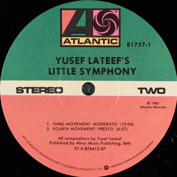 Yusef Lateef - Yusef Lateef's Little Symphony (LP) (Near Mint (NM or M-)) - Image 4