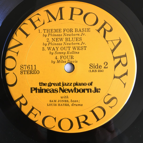 Phineas Newborn Jr. - The Great Jazz Piano Of Phineas Newborn Jr. (LP, Album) (Very Good Plus (VG+)) - Image 4