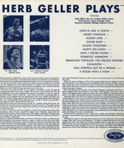Alternative view of Herb Geller - Herb Geller Plays (LP, Album, Mono, RE) (Very Good Plus (VG+))