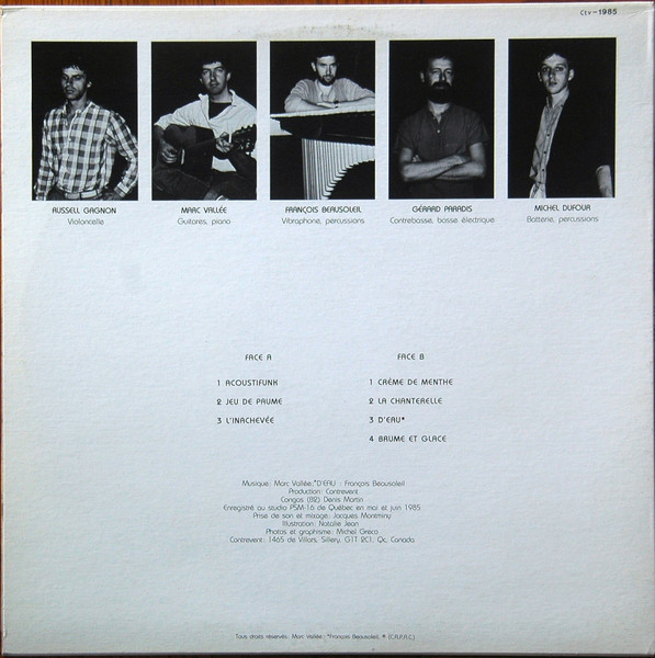 Contrevent - Jeu De Paume (LP, Album) (Very Good (VG)) - Image 3