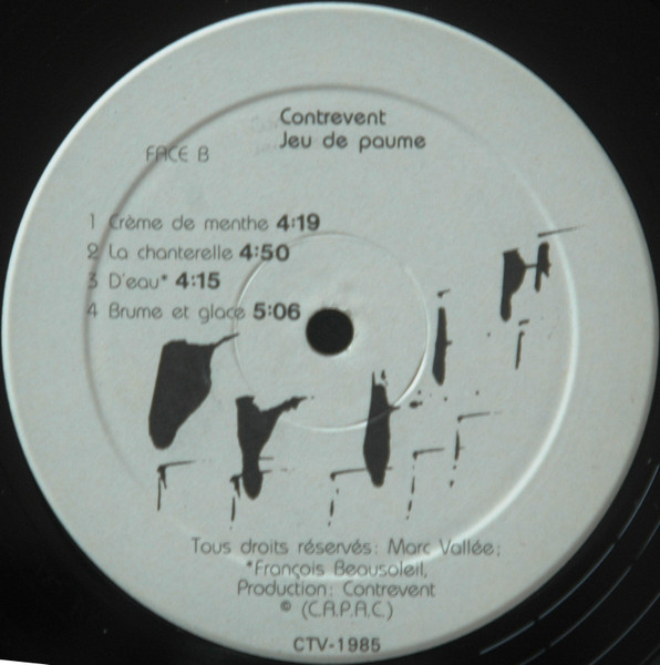 Contrevent - Jeu De Paume (LP, Album) (Very Good (VG)) - Image 5