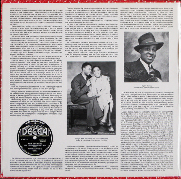 Georgia White - Georgia White Sings & Plays The Blues (LP, Comp) (Very Good Plus (VG+)) - Image 2