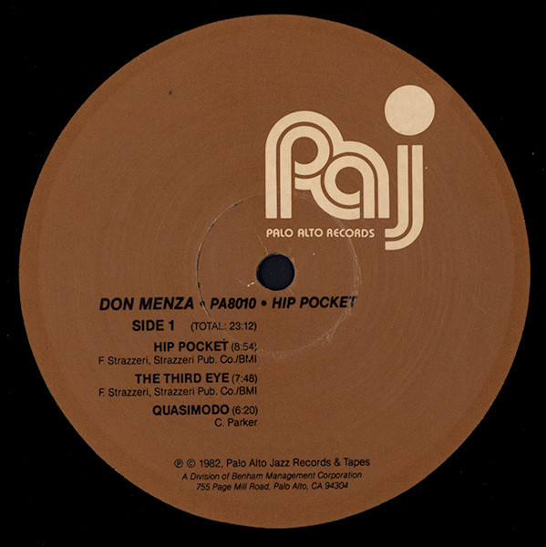 Don Menza - Hip Pocket (LP, Album) (Very Good Plus (VG+)) - Image 3
