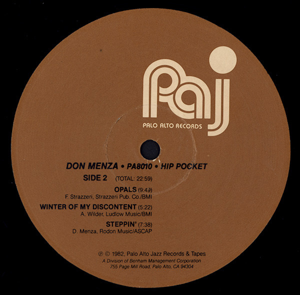 Don Menza - Hip Pocket (LP, Album) (Very Good Plus (VG+)) - Image 4