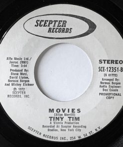 Alternative view of Tiny Tim - Am I Just Another Pretty Face / Movies (7", Single, Promo) (Near Mint (NM or M-))