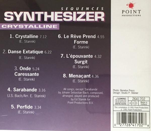 Andromeda Project - Sequences Synthesizer - Crystalline (CD, Album) (Near Mint (NM or M-)) - Image 2