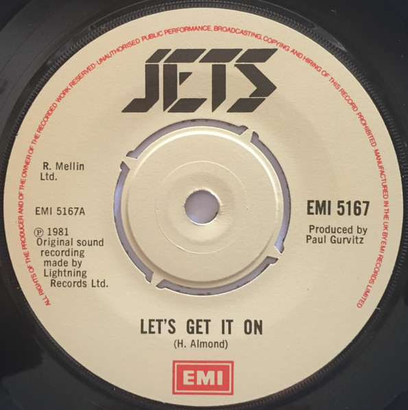 The Jets (2) - Let's Get It On (7", Single) (Near Mint (NM or M-)) - Image 3