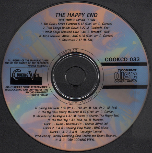 The Happy End - Turn Things Upside Down (CD, Album) (Near Mint (NM or M-)) - Image 3